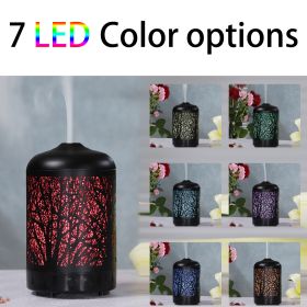 High Quality Colorful Night Light Aroma Machine Scent Ultrasonic Aromatherapy Essential Oil Diffuser (Plug: UK)