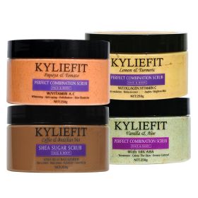 Perfect Combination Face & Body Scrub, Lightening, Moisturizing, Anti Oxidation, Exfoliate, Clean Skin, Support Customized Label (Color: pack of 4)