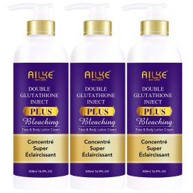 AILKE Daily Moisturizing Body Lotion, Visibly Enhances Skin Radiance, from Normal to Dry Skin, Help Skin whiten and Smooth (Color: 3 Bottle Lotion)