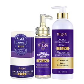 AILKE Daily Moisturizing Body Lotion, Visibly Enhances Skin Radiance, from Normal to Dry Skin, Help Skin whiten and Smooth (Color: 4 in 1 set)