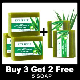 Naturally Moisturizing Bath Soap, Whitening, Skin Radiant, Vegan, Handmade with Aloe Vera, Remove Acne, Pimples (Smell: Buy 3 get 2 free)