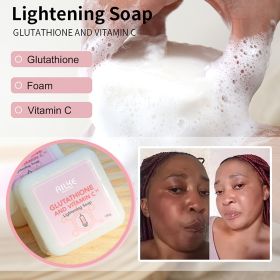 AILKE Whitening Remove Dark Spots Melanin Skin Care Set, Moisturizes Smooths Skin, With Glutathion Vitamin C, For All Skin Type (Color: Lightening Soap)