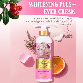 AILKE Organic Rose Whitening Skin Care Kit, Brightening, Reduce Dark Spots, Melanin, Freckles, Clean Stains, Even Skin Tone (Color: Body Lotion 500ML)