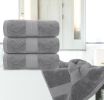 Luxury Bath Towels Set of 4 Large 700 GSM Cotton Ultra Soft Bath Towels 27x54 inch Highly Absorbent and Quick Dry Hotel Towels for Bathroom Luxury Plu