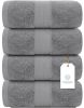 Luxury Bath Towels Set of 4 Large 700 GSM Cotton Ultra Soft Bath Towels 27x54 inch Highly Absorbent and Quick Dry Hotel Towels for Bathroom Luxury Plu